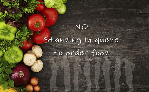 No standing in queue